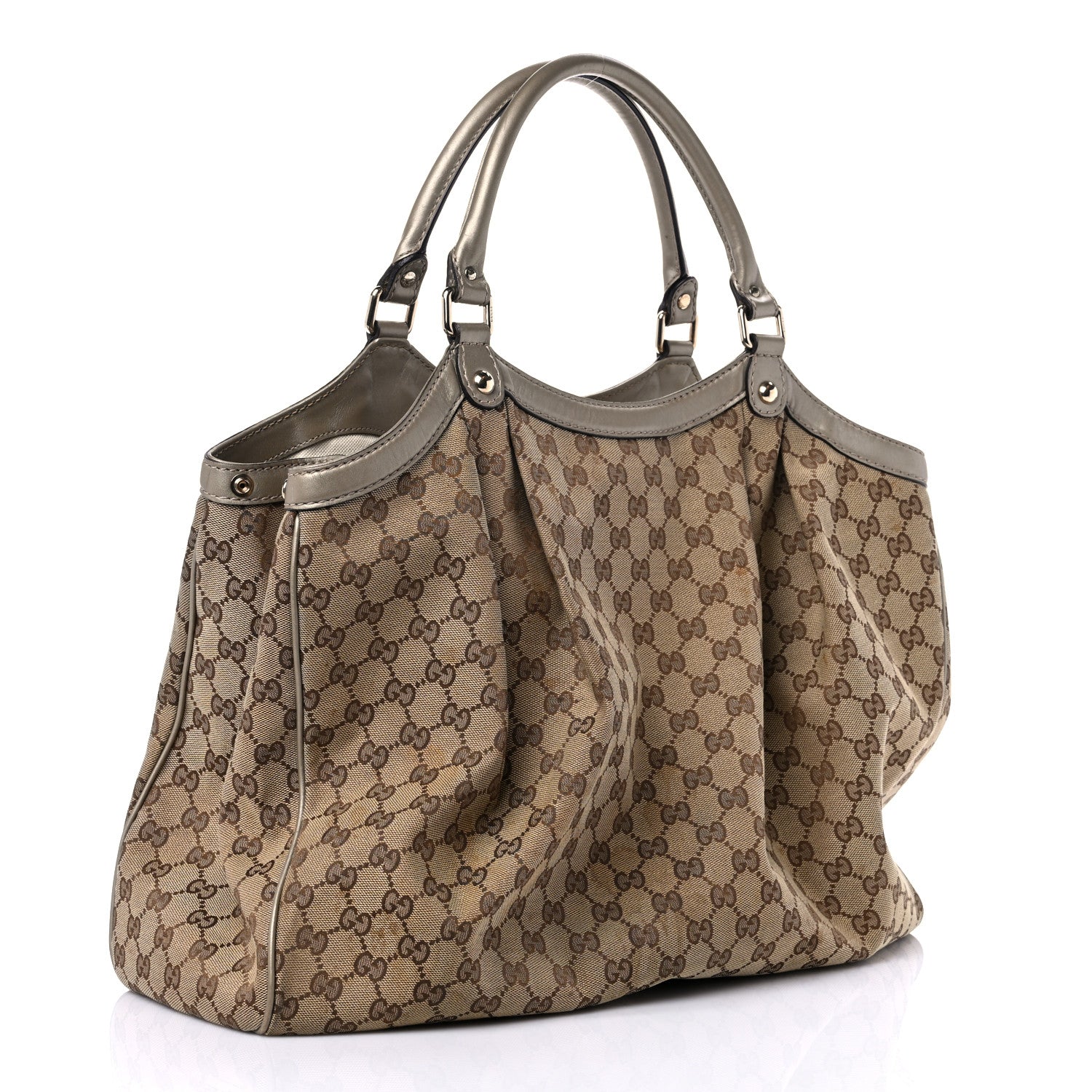 Gucci Monogram Large Sukey Tote Champagne 3 of 10
