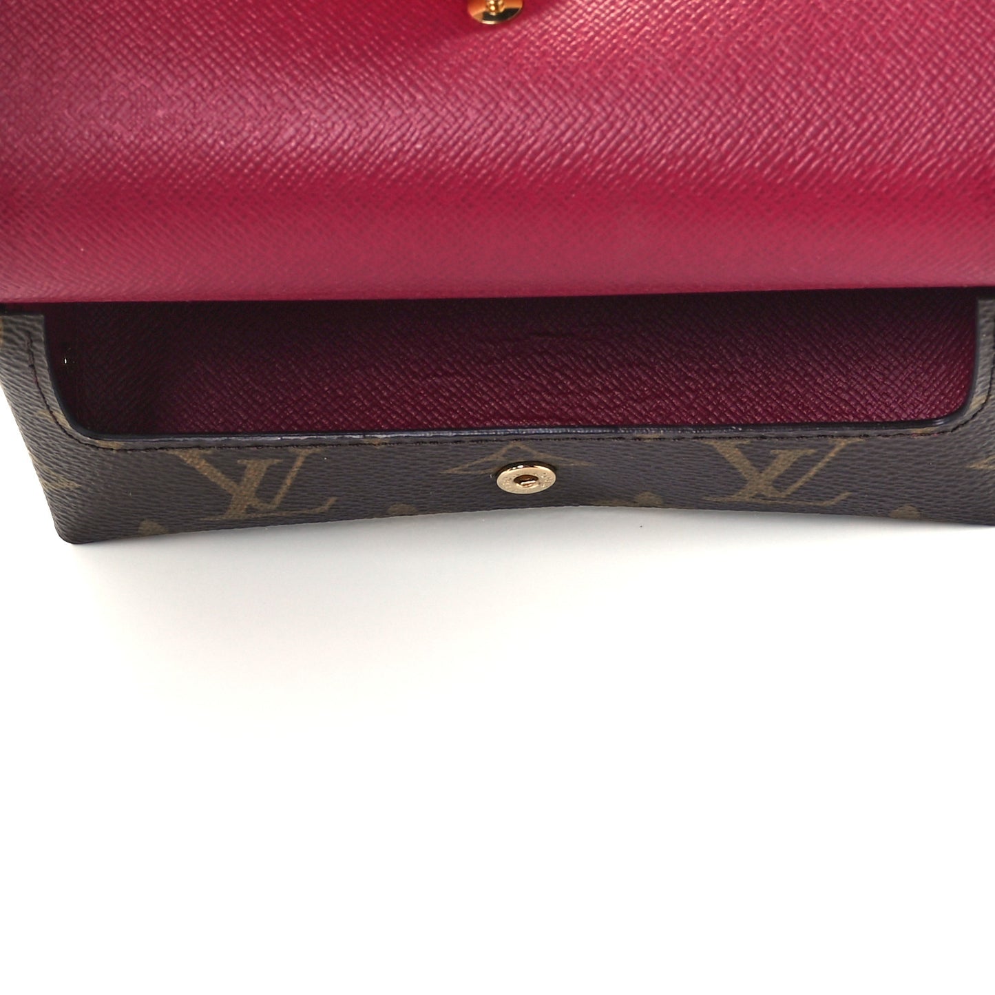 Monogram Rivet Pochette Fuchsia