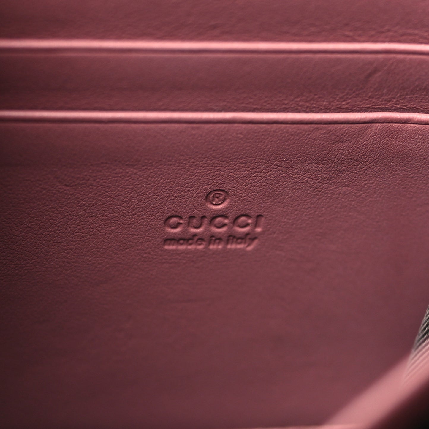 GG Supreme Monogram Blooms Mini Dionysus Chain Wallet Beige Multicolor Dry Rose