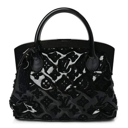 Louis Vuitton Patent Lambskin Fascination Lockit BB Frame Black 1 of 8