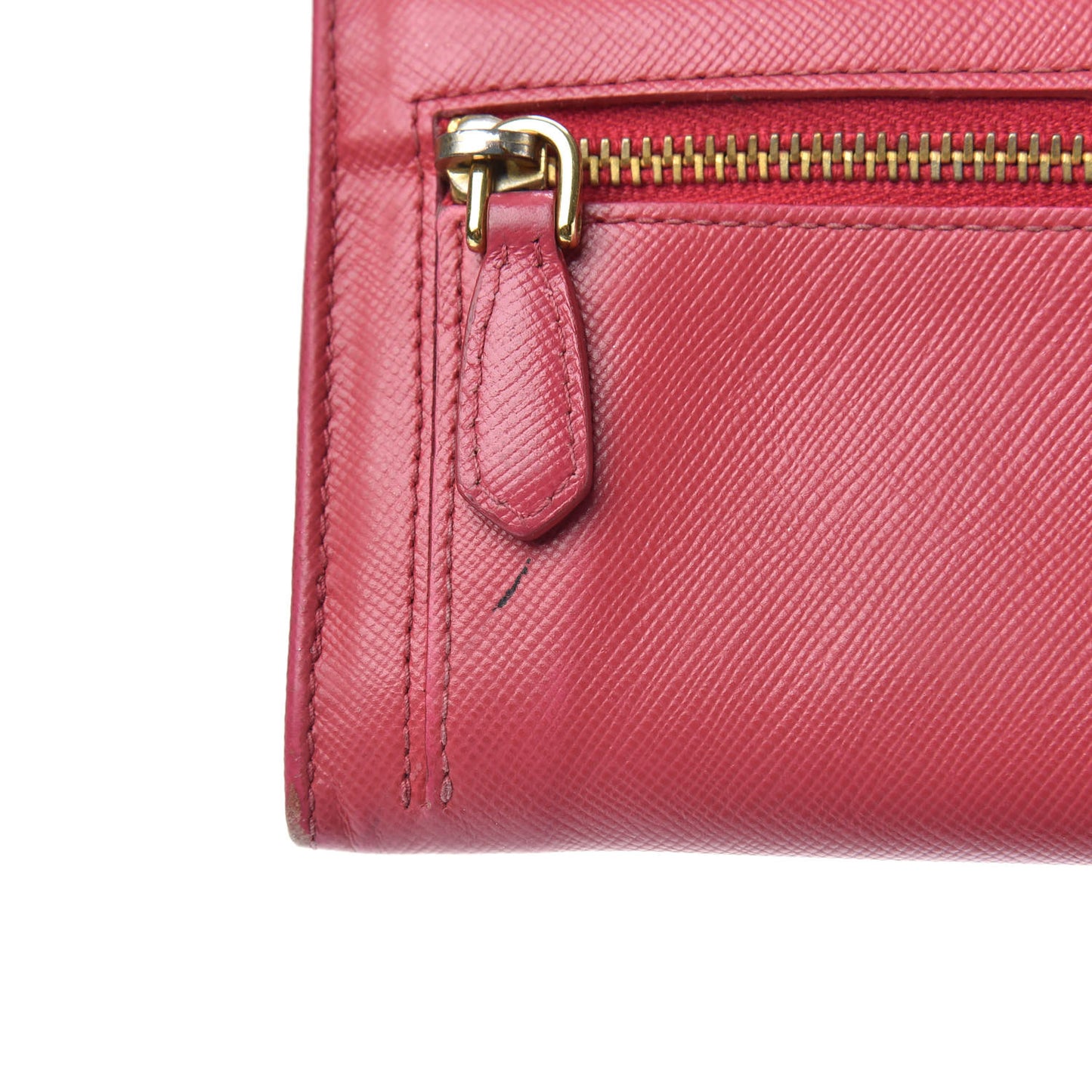 Saffiano Bow Continental Wallet Peonia