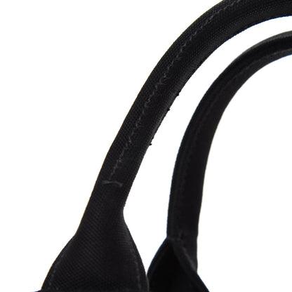 Prada Wicker Canvas Shoulder Bag Naturale Black 12 of 16