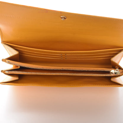 Louis Vuitton Vernis Sarah Wallet Jaune Passion 5 of 17