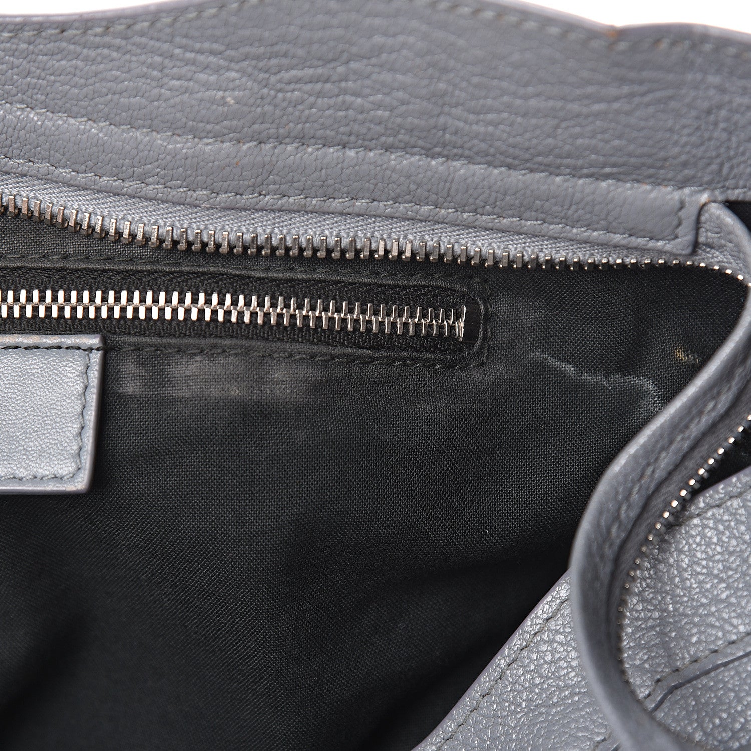 Balenciaga Chevre Silver Metallic Edge Hardware City Bleu Acier 10 of 27