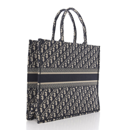 Christian Dior Oblique Book Tote Blue Multicolor 2 of 7