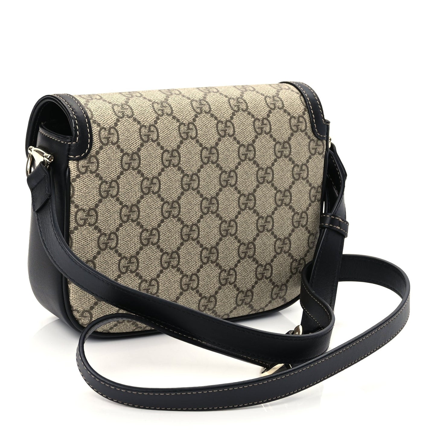 Supreme Monogram Horsebit 1955 Soft Small Shoulder Bag  GG Supreme Monogram