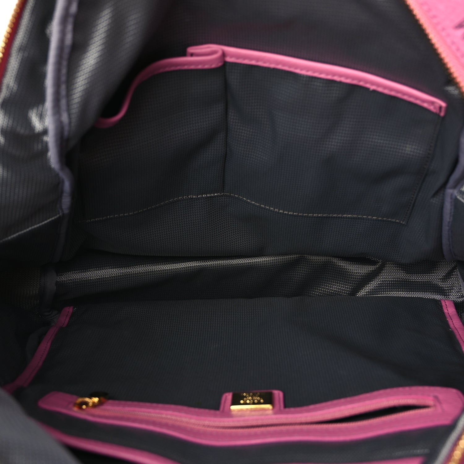 MCM Visetos Medium Side Studs Stark Backpack Pink 4 of 8