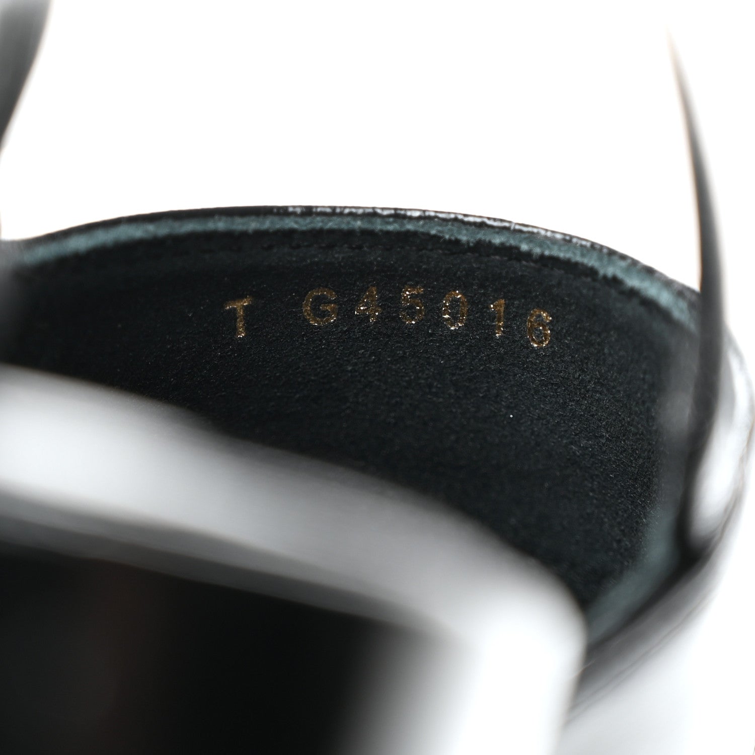 Chanel Crumpled Patent Lambskin Platform Sandals 37 Black 7 of 9