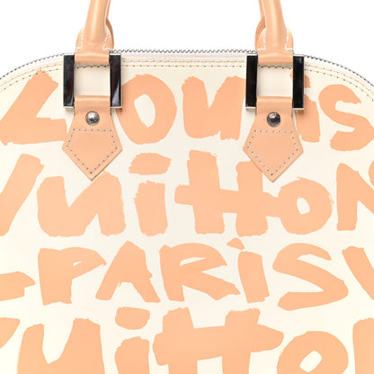 Louis Vuitton Graffiti Alma MM Peach 6 of 8