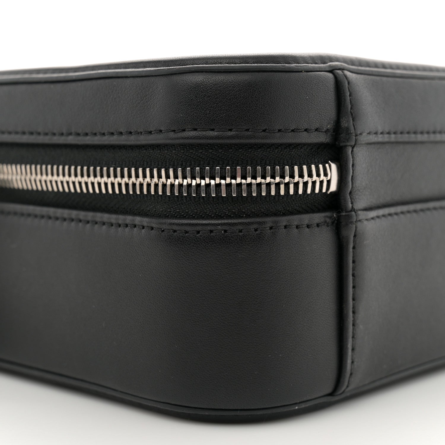 Chanel Lambskin Quilted Medium CC Filigree Vanity Case Black 10 of 11