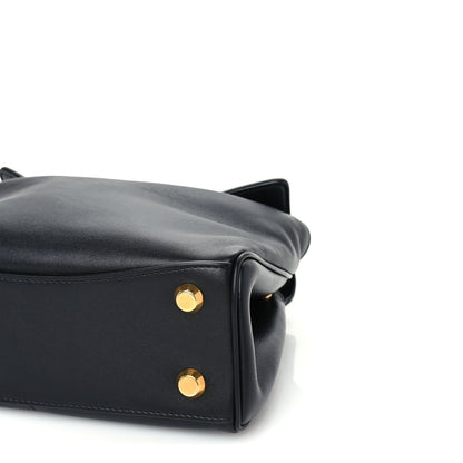 Balenciaga Natural Smooth Calfskin Mini Rodeo Top Handle Handbag Black 8 of 8