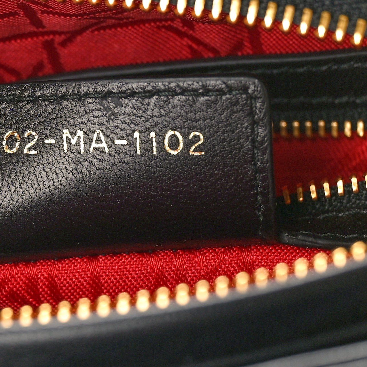 Christian Dior Lambskin Cannage Medium Lady Dior Black 7 of 11