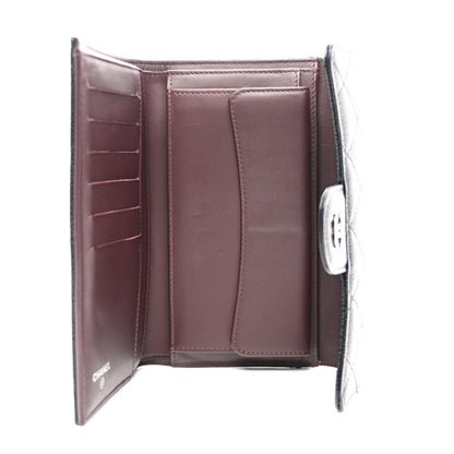 Chanel Caviar Quilted Long Flap Wallet Black 5 of 13