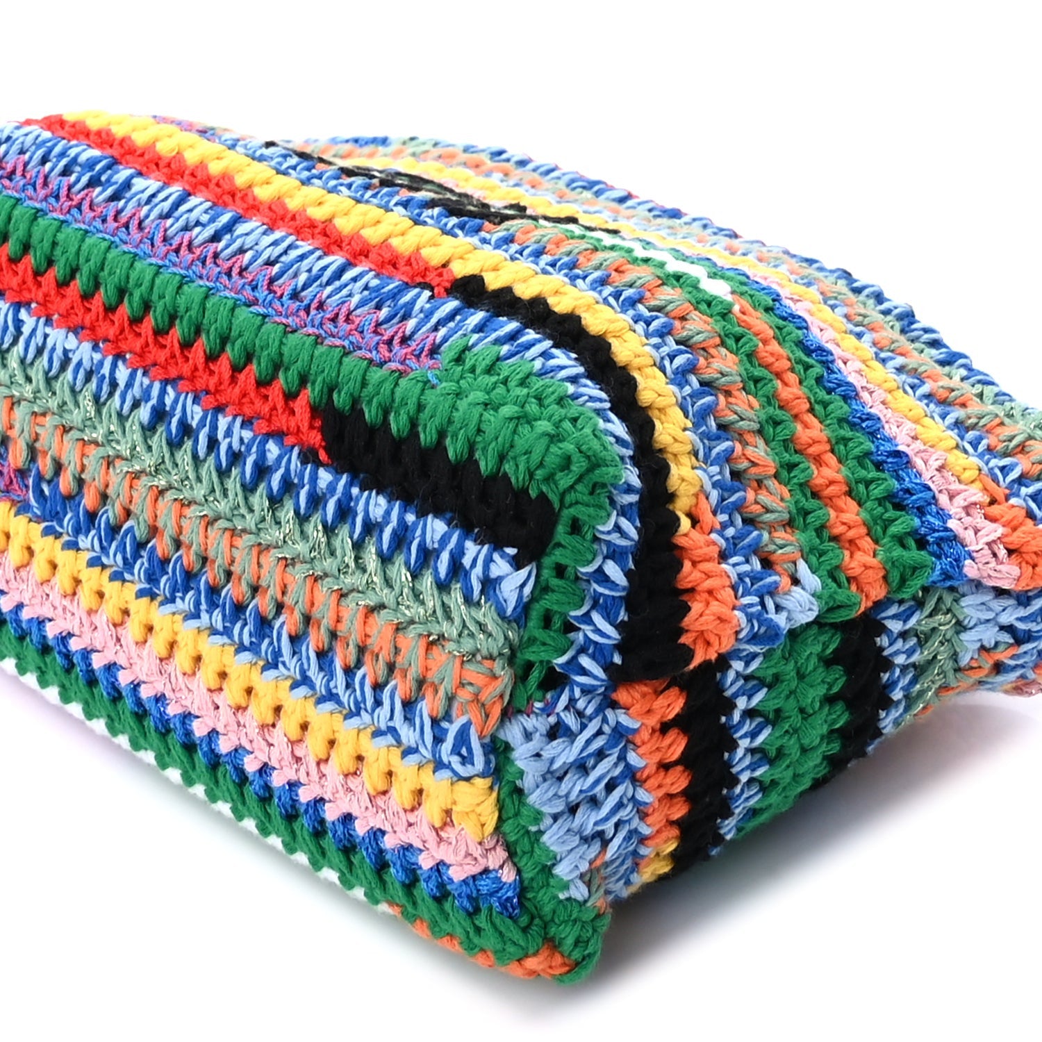 Miu Miu Fabric Crochet Pouch  Multicolor 8 of 8