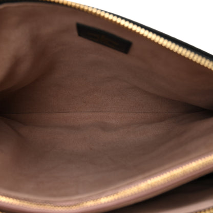 Louis Vuitton Lambskin Embossed Monogram Coussin PM Black 6 of 10