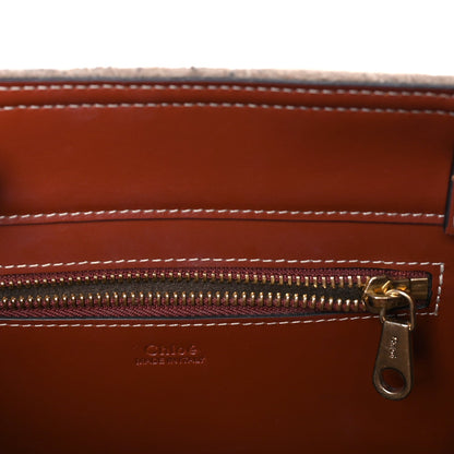 Chloe Felt Calfskin Small Woody Ribbon Tote Light Brown 5 of 7