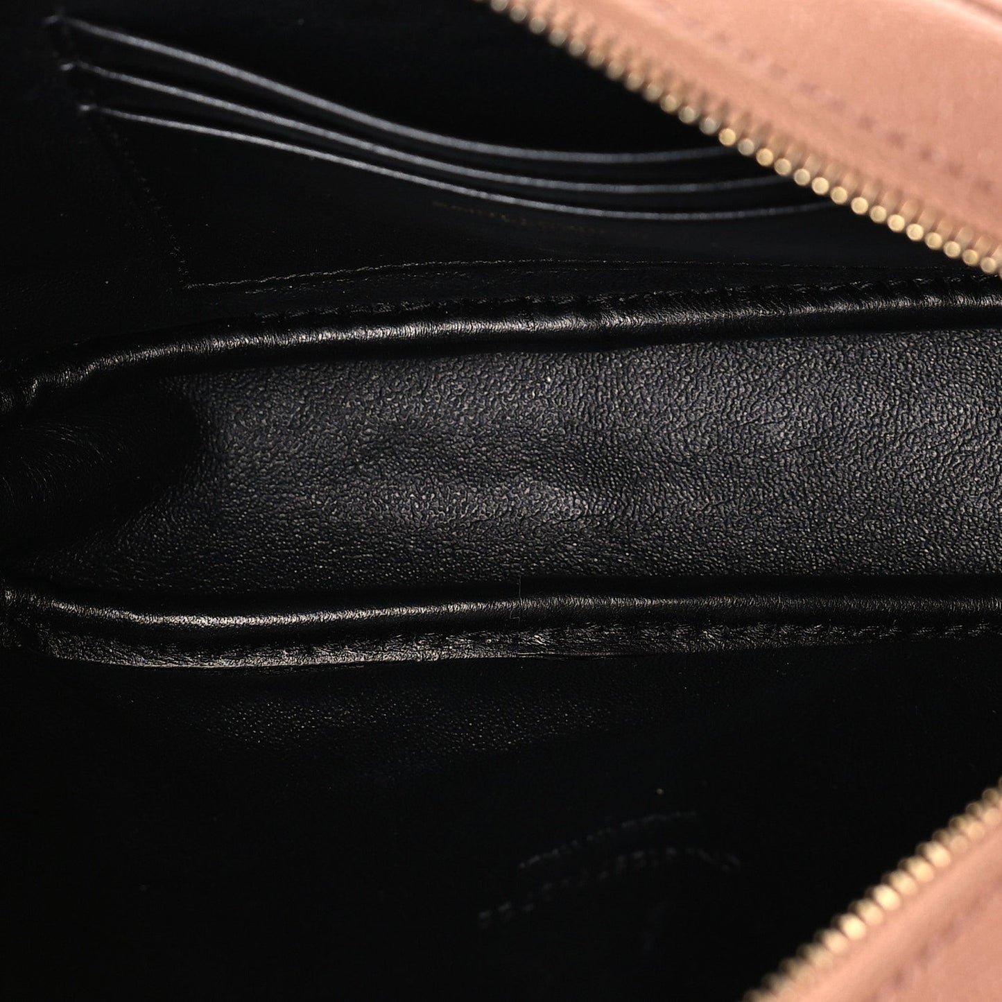Grain De Poudre Matelasse Monogram Mini Lou Camera Bag  Vintage Peach