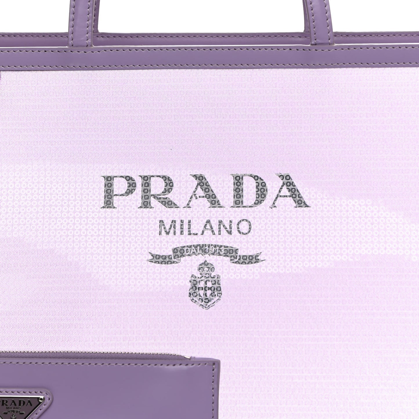 Mesh Paillettes Spazzolato Logo Shopping Tote Lilium