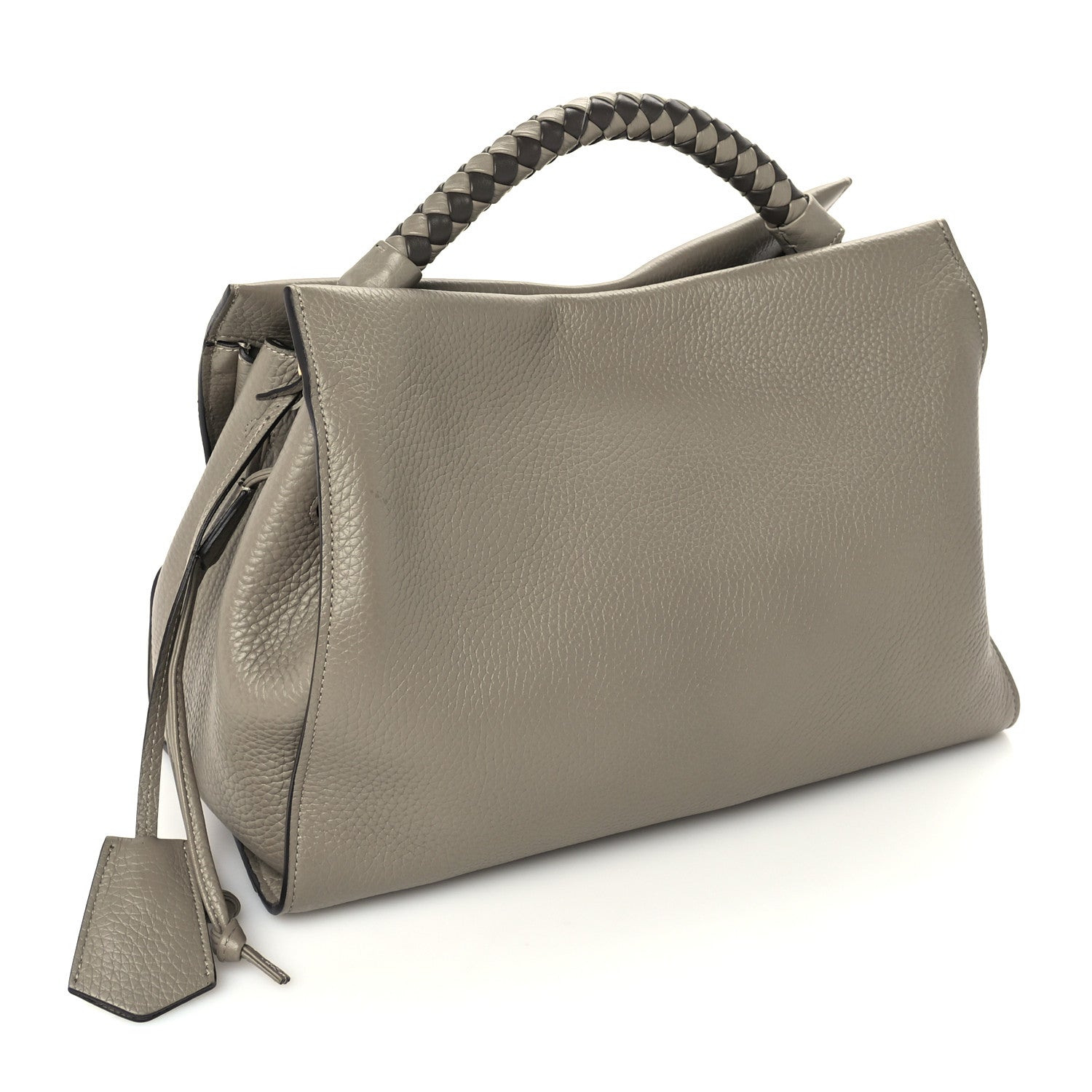 Mulberry Heavy Grain Iris Tote Grey Dark Clay 2 of 8
