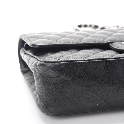 Chanel Caviar Quilted Medium Double Flap Black 15 of 26