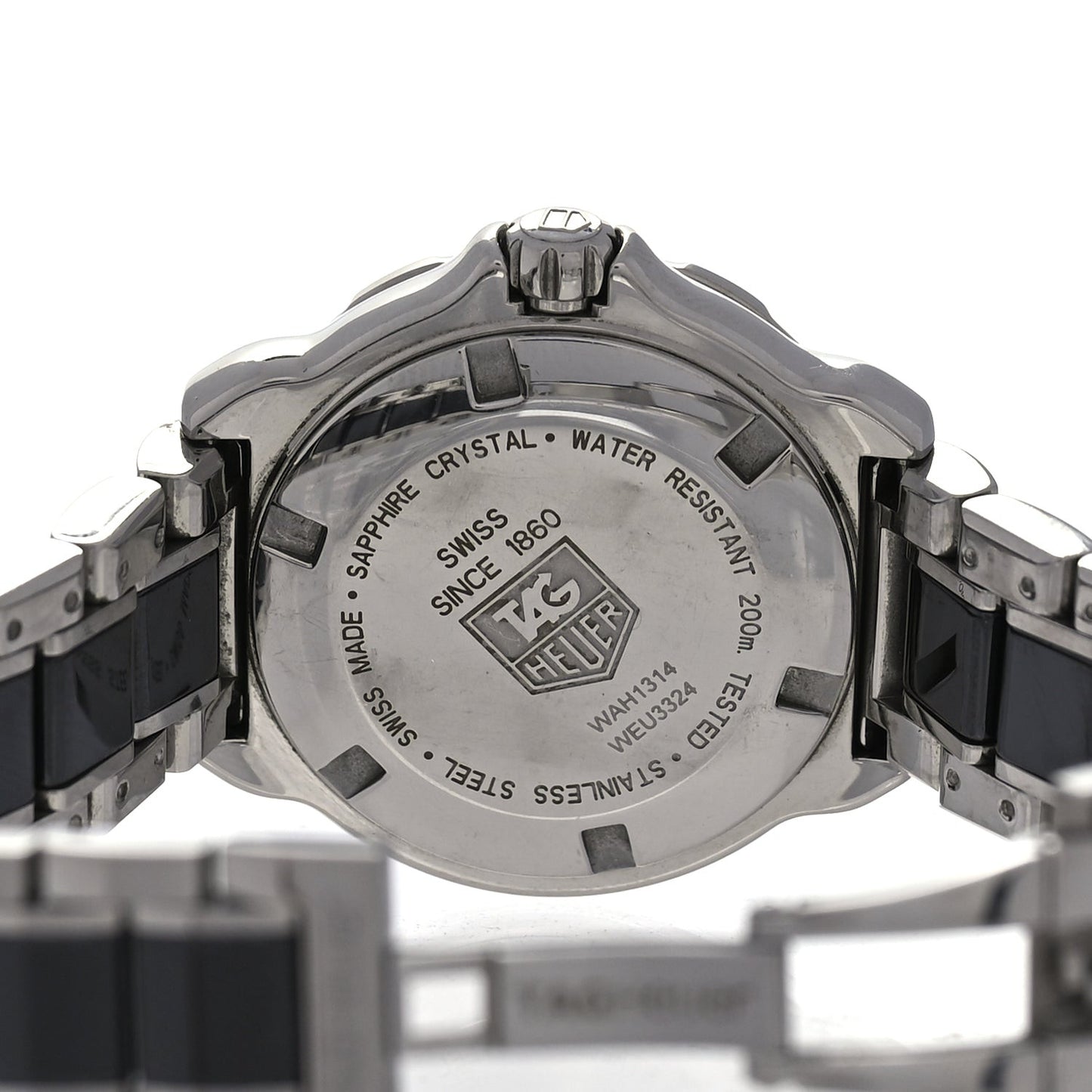 Stainless Steel Ceramic Diamond 31mm Formula 1 Lady Quartz Watch Black WAH1314 Black