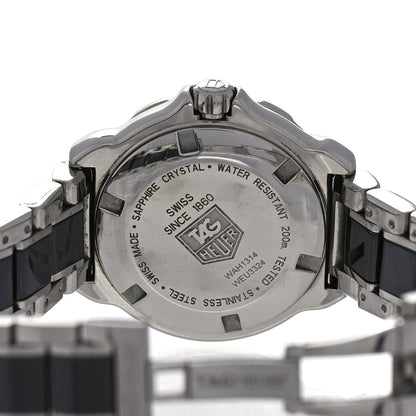 Tag Heuer Stainless Steel Ceramic Diamond 31mm Formula 1 Lady Quartz Watch Black WAH1314 Black 5 of 5