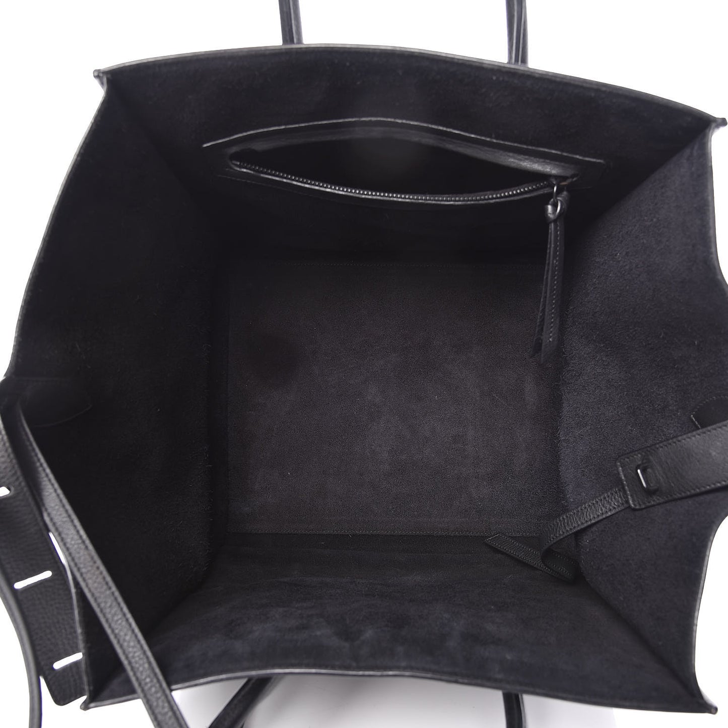 Supple Calfskin Medium Phantom Luggage Black