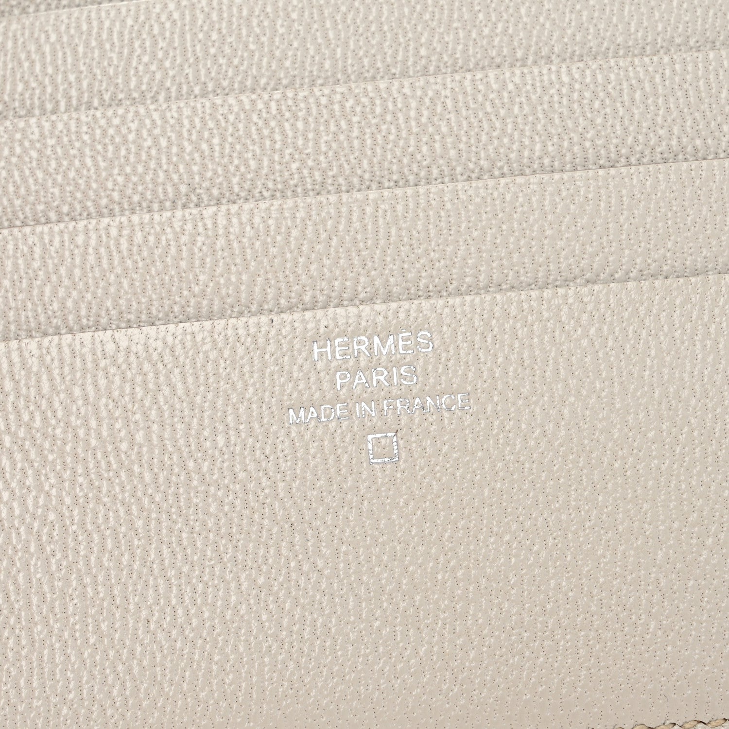 Hermes Shiny Alligator MC2 Copernic Compact Wallet Gris Tourterelle 6 of 10