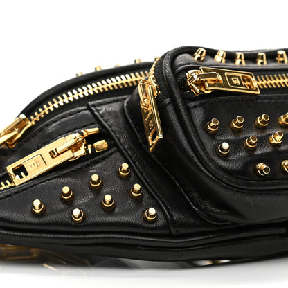 Alexander Wang Lambskin Studded Mini Attica Belt Bag Black 11 of 11