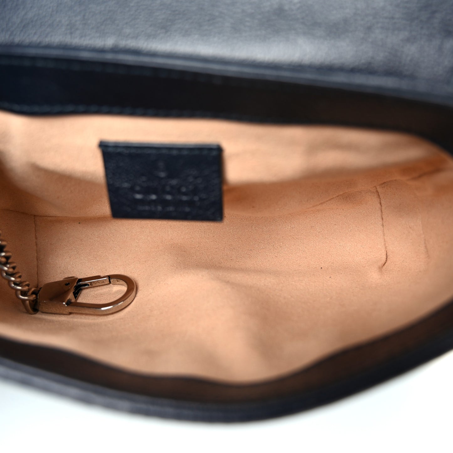 Monogram Multicolor Matelasse Diagonal Super Mini GG Marmont Shoulder Bag Light Blue