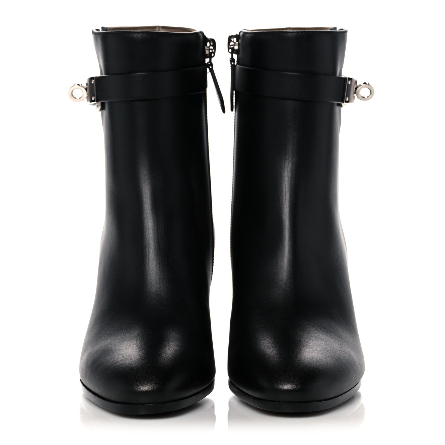 Hermes Calfskin Saint Germain Ankle Boots 35.5 Black 2 of 10