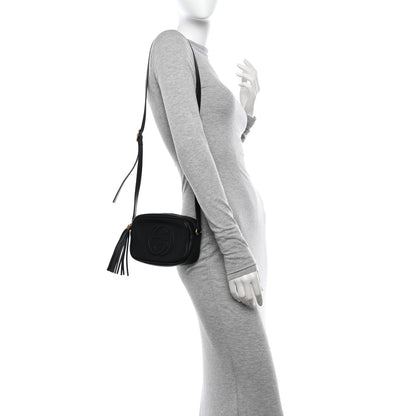 Gucci Pebbled Calfskin Mini Soho Disco Bag Black 2 of 10