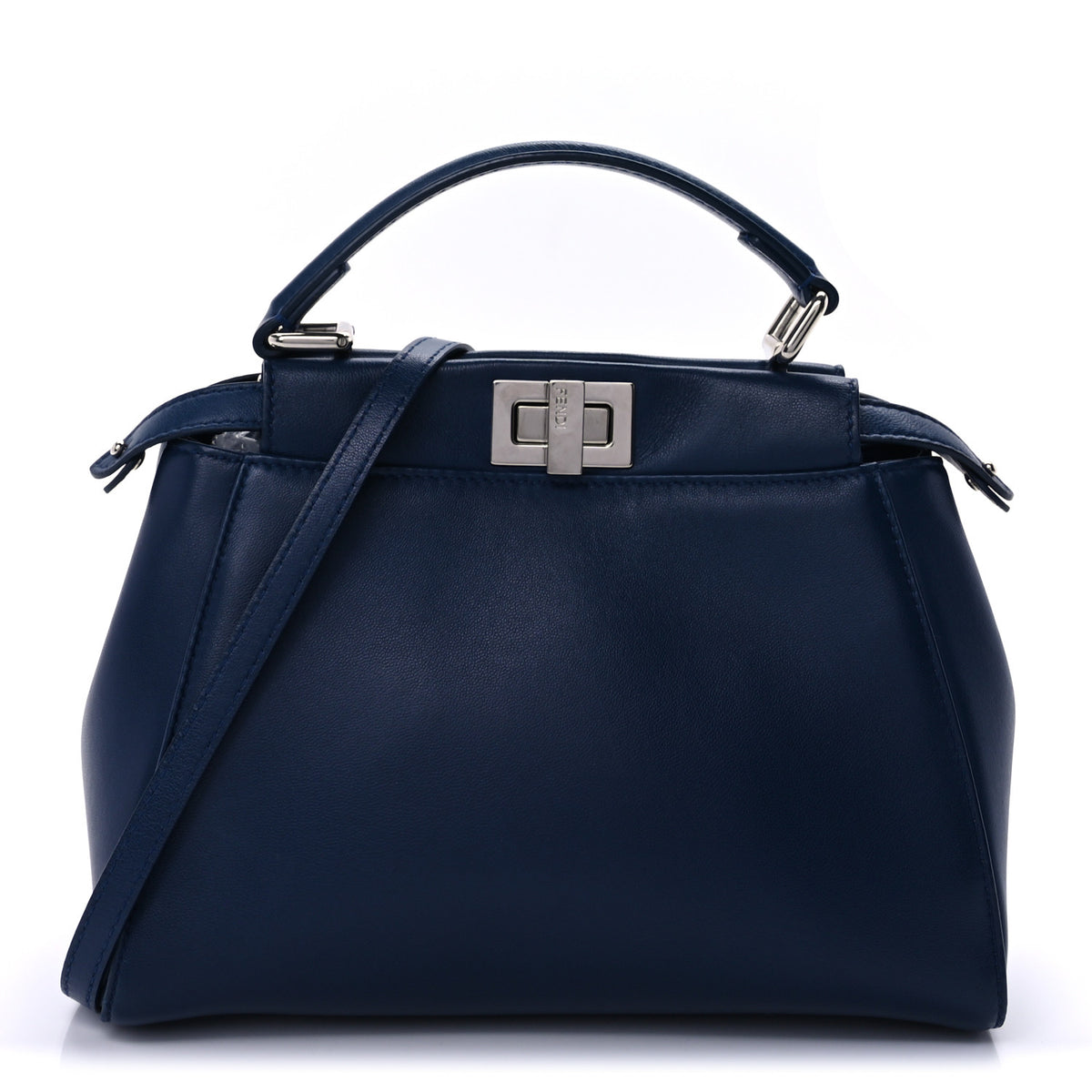 Nappa Mini Peekaboo Iconic Satchel True Blue