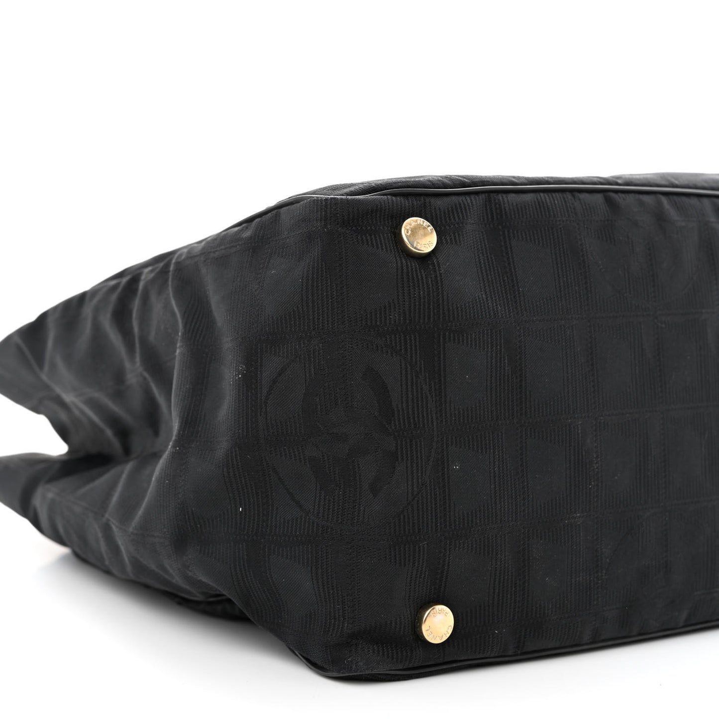 Nylon Medium Travel Tote Black