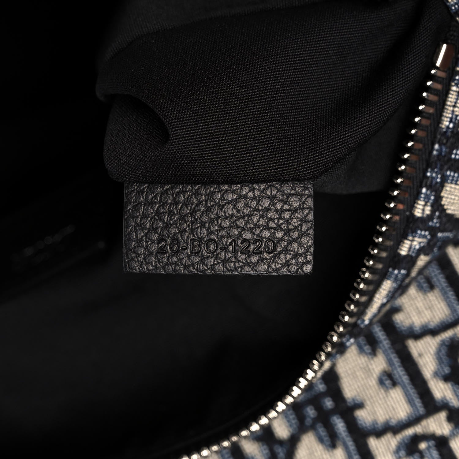 Christian Dior Oblique Mens Saddle Bag Blue 7 of 14