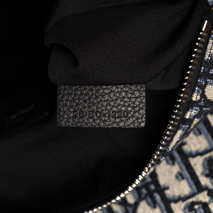 Christian Dior Oblique Mens Saddle Bag Blue 7 of 14