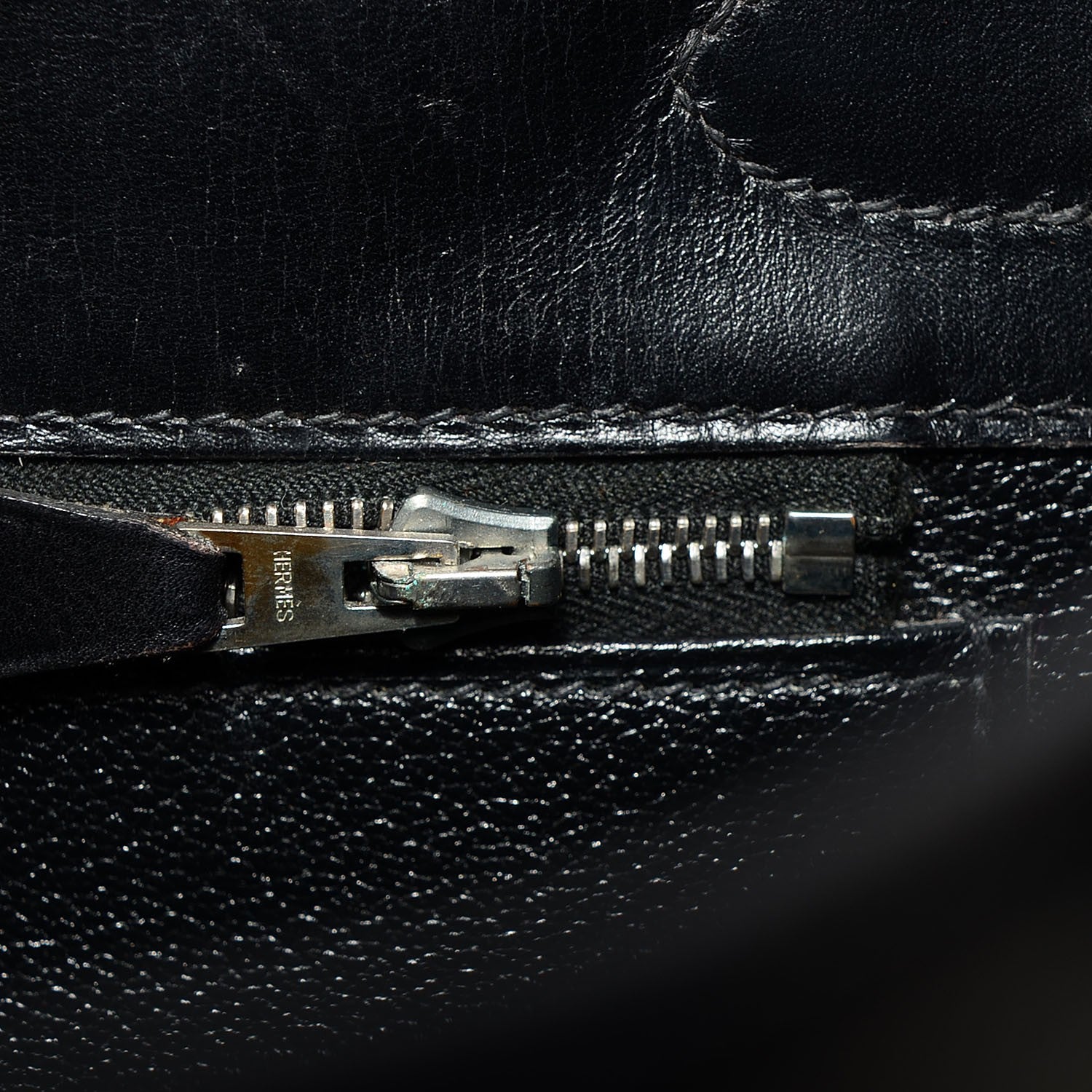 Hermes Box Toile Lakis Kelly 40 Black 22 of 26