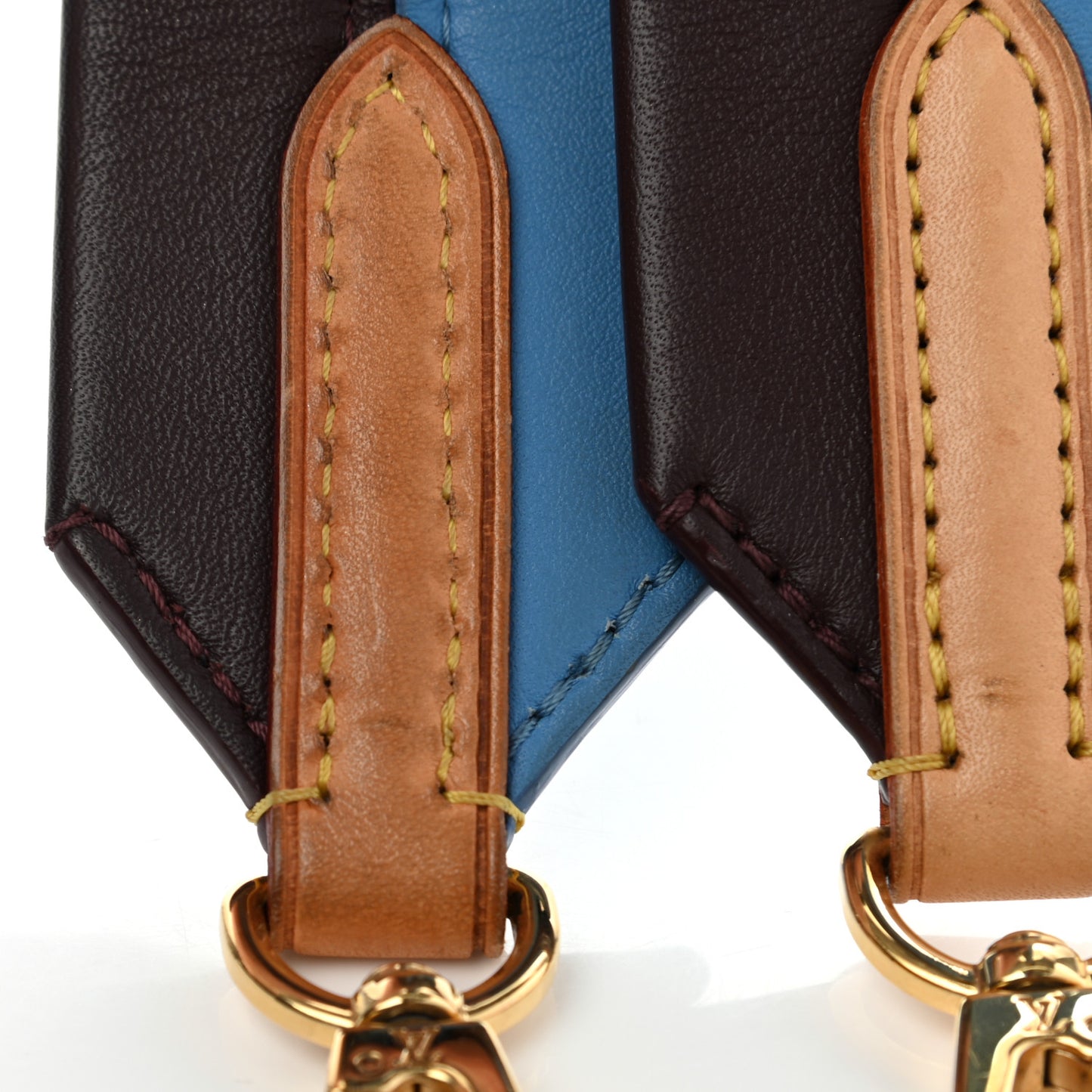 Calfskin Cluny MM Shoulder Strap Blue Glacial