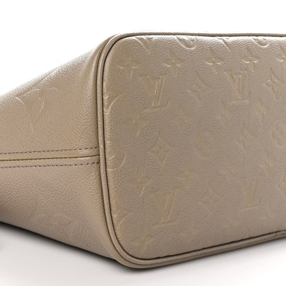 Louis Vuitton Empreinte Monogram Giant Neverfull MM Tourterelle 9 of 11