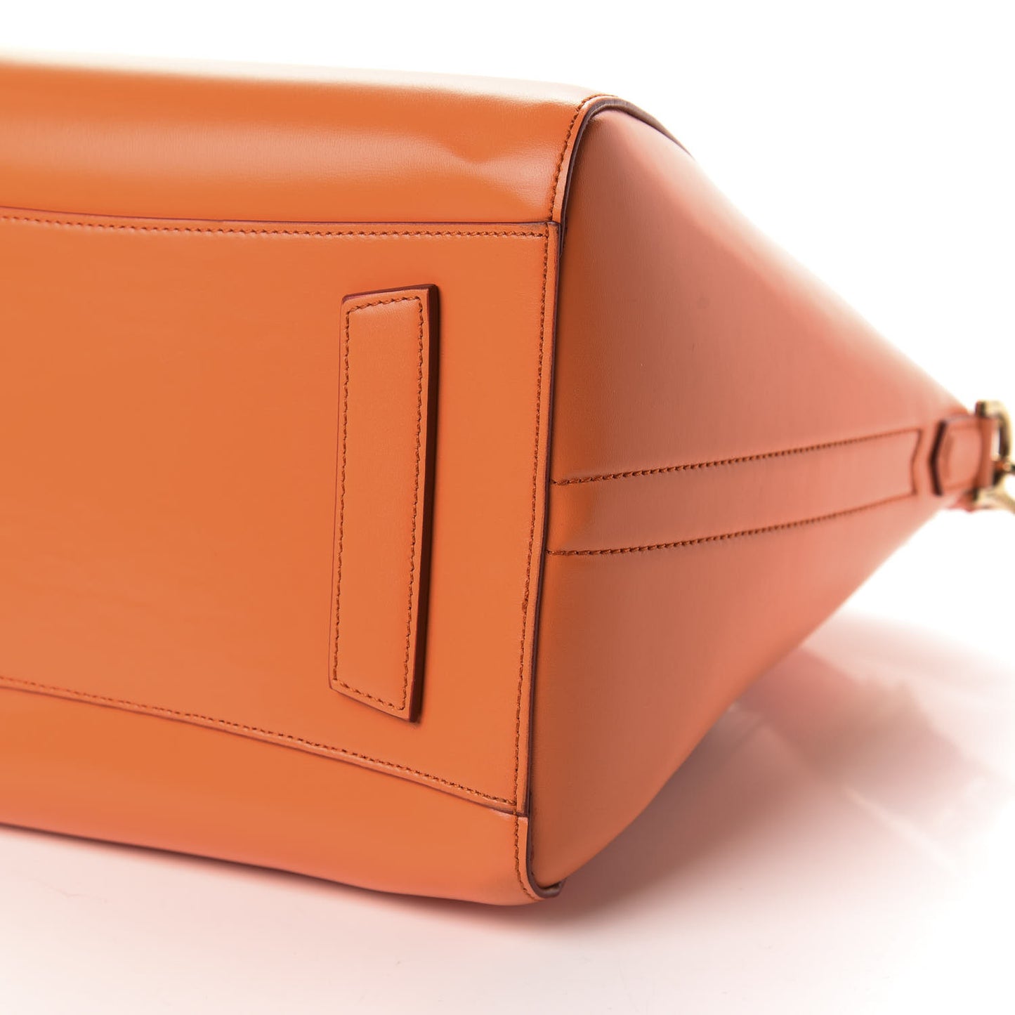 Shiny Lord Calfskin Medium Antigona Orange