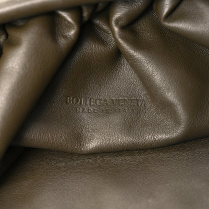 Bottega Veneta Smooth Butter Calf The Pouch Oversized Clutch Kaki Fondent 5 of 10