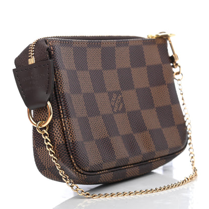 Louis Vuitton Damier Ebene Mini Pochette Accessories 2 of 4