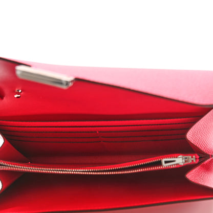 Hermes Epsom Alligator Lizard Constance Wallet To Go Rose Extreme 5 of 11