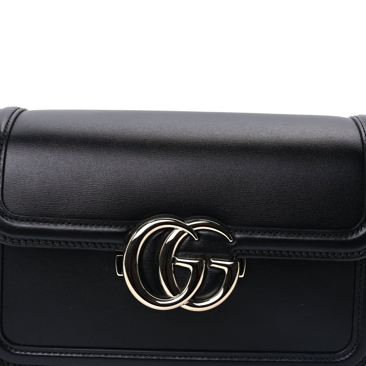 Gucci Calfskin Go Small Shoulder Bag  Black 6 of 8