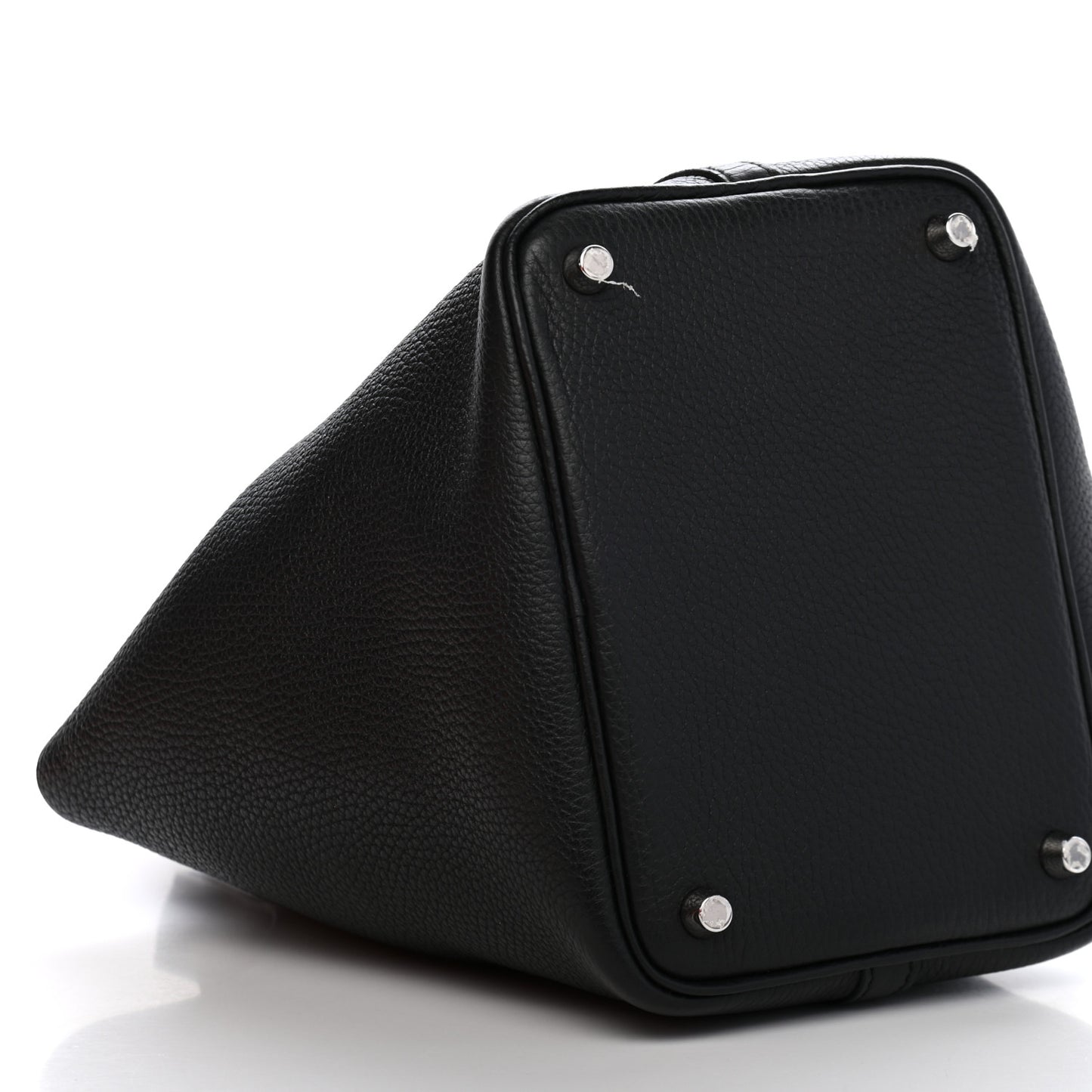 Taurillon Clemence Picotin Lock 18 PM Black