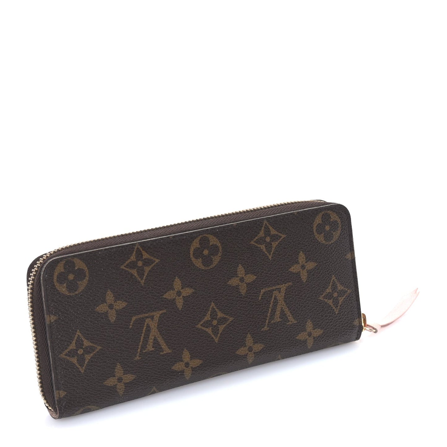 Monogram Clemence Wallet Rose Ballerine