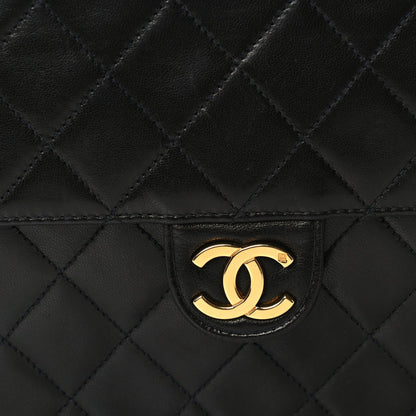 Chanel Lambskin Quilted Small Single Flap Bag Black 8 of 10