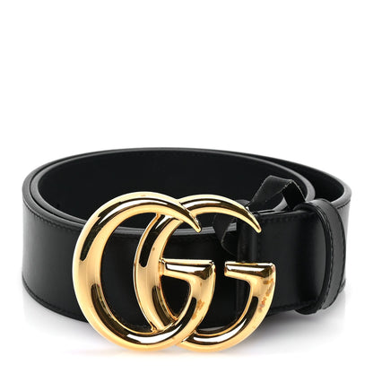 Gucci Calfskin Double G 40mm Belt 75 30 Black 1 of 5