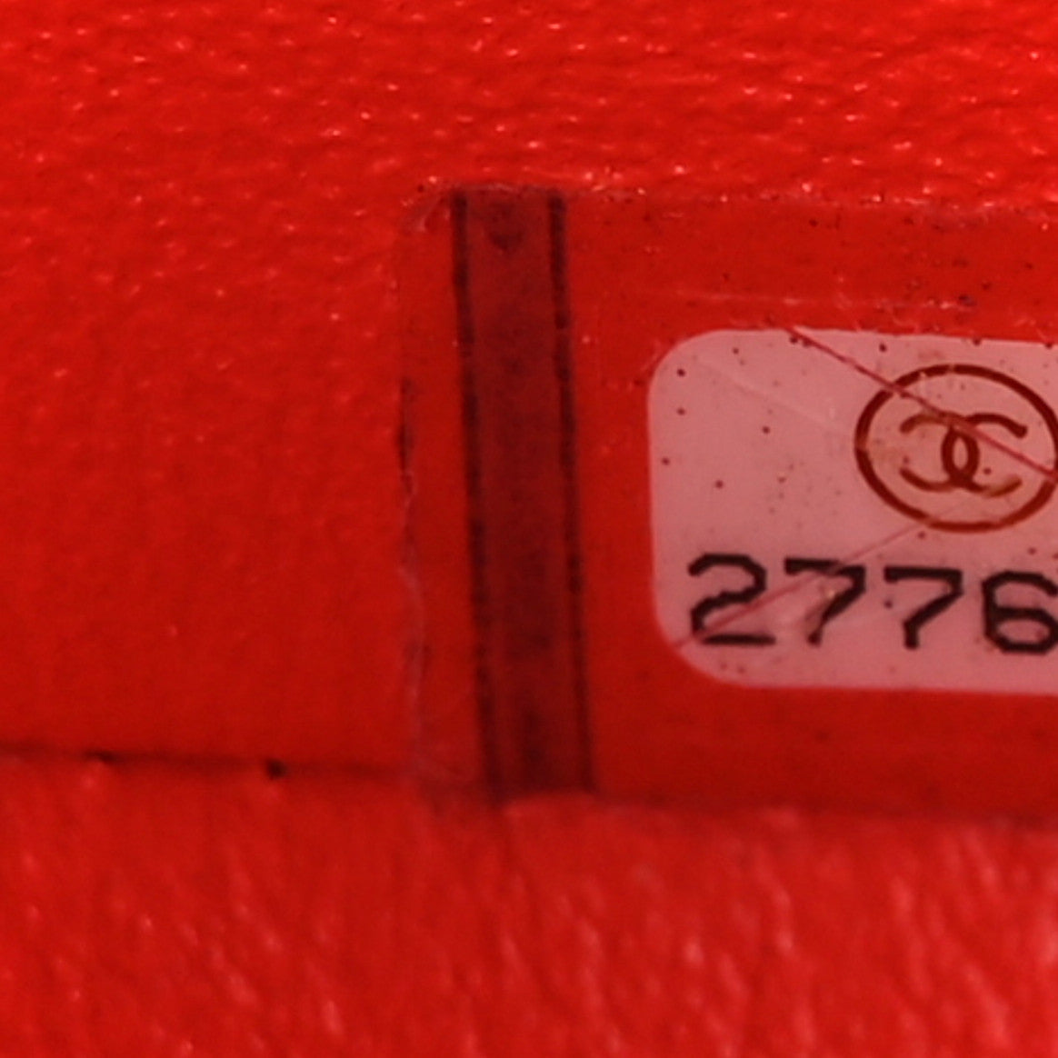 Lambskin Quilted Mini Square Flap Red