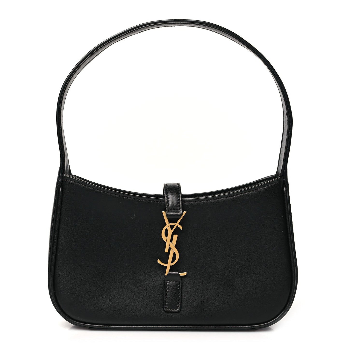 Smooth Calfskin Le 5 A 7 Mini Hobo Black